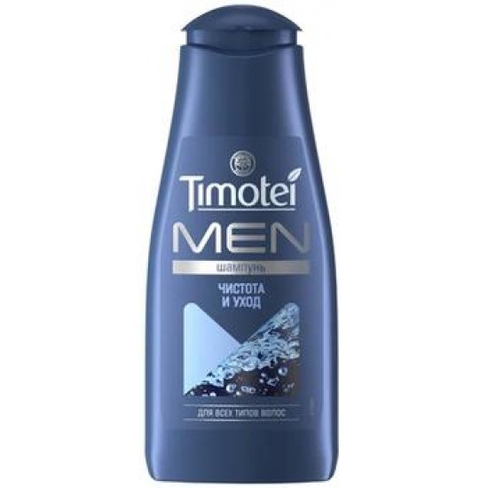 Timotei шампунь Men Чистота и уход для всех типов волос, 400 мл.