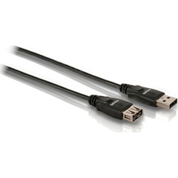 Кабель USB2.0 тип А(m)-A(f) Philips1,8м.(SWU2212/10)
