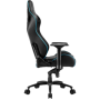 Кресло для геймера Sharkoon Shark Skiller SGS4 чёрно-синее (синтетическая кожа, регулируемый угол наклона, механизм качания)