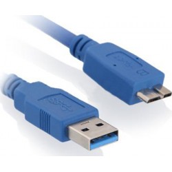 Кабель USB3.0 тип А(m)-microB(9P) 0,5м.