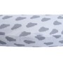 Подушка для беременных AmaroBaby 170х25 (Облака вид серый)