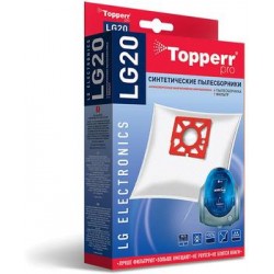 Topperr LG20 Пылесборник синтетический для пылесоса LG (Тип TB-36) Magic,Turbo Storm. 4 шт.