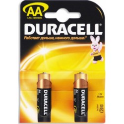 Батарейки Duracell LR6-2BL Basic AA 2шт