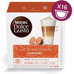 Капсулы для кофемашин Nescafe Dolce Gusto Latte Macchiato Caramel 16шт