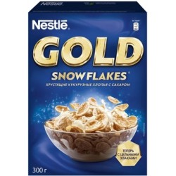Готовый завтрак Nestle Gold snow flakes 300 гр