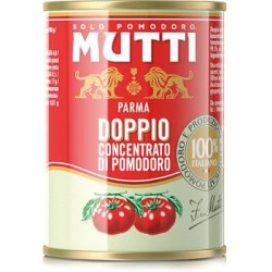 Томатная паста Mutti с массовой долей сухих веществ 28% жестяная банка 140 г.