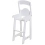 Paremo Набор кукольной мебели (стул+люлька), цвет белый PFD116-12