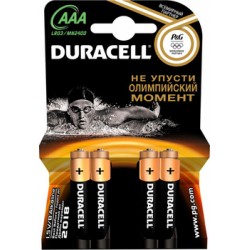 Батарейки Duracell LR03-4BL Basic AAA 4шт