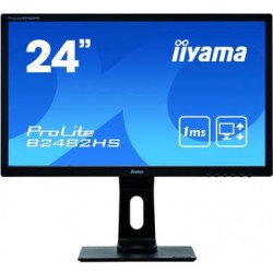 Монитор 24' Iiyama ProLite B2482HS-B1 TN LED 1920x1080 1ms VGA DVI HDMI