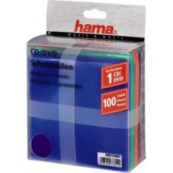 Конверт Hama H-33802 для CD 100шт. цветные