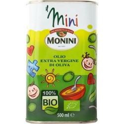 Масло оливковое Monini IL MINI BIO Экстра вирджин, ж/б, 500 мл