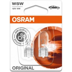 Автомобильная лампа W5W 5W Standart 2 шт. OSRAM