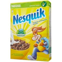 Готовый завтрак Nestle Nesquik шоколадные шарики 375 гр