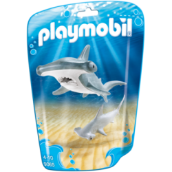 Playmobil Аквариум: Молотоголовая акула с детенышем 9065