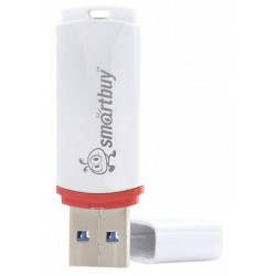 USB Flash накопитель 32GB Smartbuy Crown (SB32GBCRW-W) USB 2.0 белый