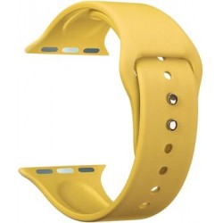 Ремень для умных часов Силиконовый ремешок для умных часов Lyambda Altair для Apple Watch 38/40 mm Yellow