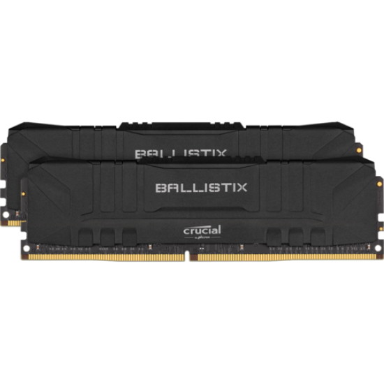 Модуль памяти DIMM 16Gb 2х8Gb DDR4 PC24000 3000MHz Crucial Ballistix Black (BL2K8G30C15U4B)