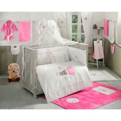 Комплект в кроватку Kidboo Cute Bear 6 предметов (Pink)