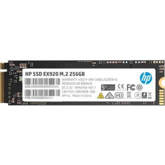 Внутренний SSD-накопитель 256Gb HP EX920 (2YY45AA#ABB) M.2 PCIe NVMe 3.0 x4