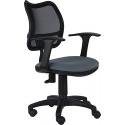 Кресло для офиса Бюрократ CH-797AXSN/26-25 спинка сетка черный сиденье серый 26-25