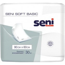 Пеленки Seni Soft Basic, 90 x 60 cм (30 шт.)