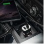 Автомобильное зарядное устройство Deppa Ultra MFI Apple Lightning, 2xUSB, 2.4A, черное (11285)