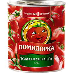 Паста Помидорка томатная, жестяная банка 770 г