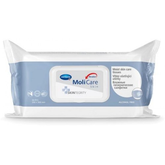 Влажные салфетки MoliCare Skin для ухода за кожей (50 шт/уп.)