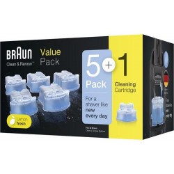 Жидкость для чистки бритвенных головок Картридж Braun Braun CCR5+1
