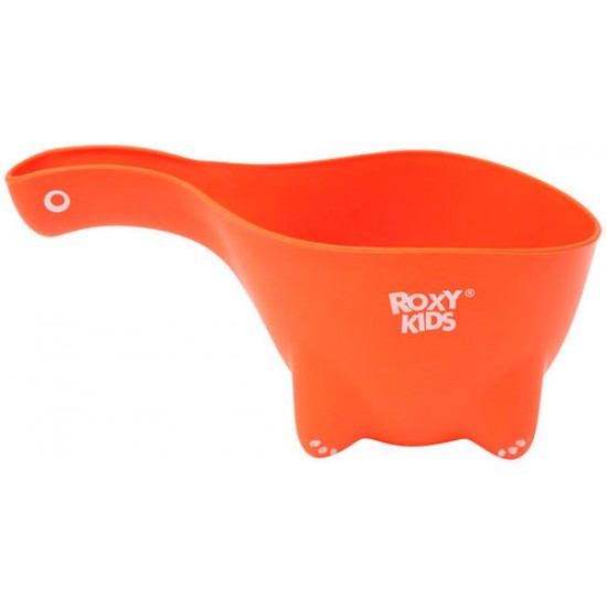 Детский ковшик Roxy Kids для мытья головы Dino Scoop оранжевый
