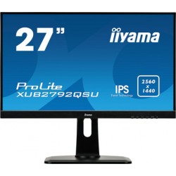 Монитор 27' Iiyama ProLite XUB2792QSU-B1 IPS LED 2560x1440 5ms DVI HDMI DisplayPort