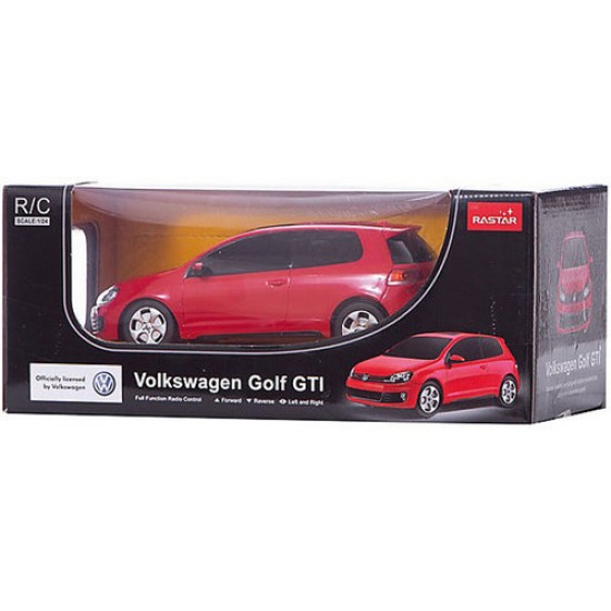 Радиоуправляемая машинка Rastar 1:24 Volkswagen Golf GTI 27 Mhz 44700R (красный)