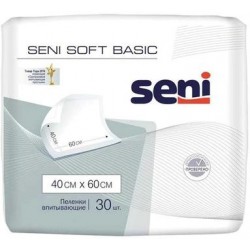 Пеленки Seni Soft Basic, 40 x 60 cм (30 шт.)