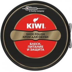 Kiwi Shoe Polish крем в банке черный, 50 мл.