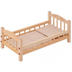 Кроватка для кукол Paremo Классическая, бежевый текстиль PFD116-01