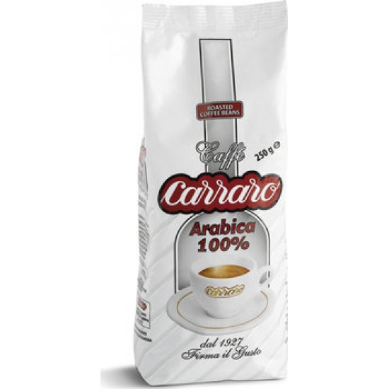 Кофе в зернах Carraro Arabica 100% 250 г