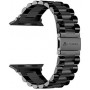 Ремень для умных часов Стальной ремешок для умных часов Lyambda Keid для Apple Watch 38/40 mm Black