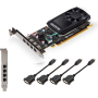 Видеокарта PNY NVIDIA Quadro P1000 (VCQP1000DVI-PB) 4GB 4xMiniDP