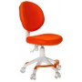 Кресло детское Бюрократ KD-W6-F/TW-96-1 оранжевый (пластик белый)