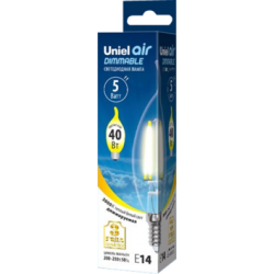 Uniel Air LED-CW35-5W/WW/E14/CL/DIM GLA01TR UL-00002863