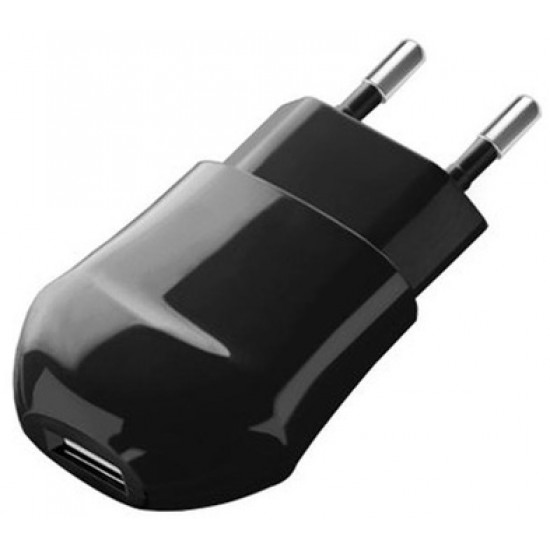 Сетевое зарядное устройство Deppa 1xUSB 1A Черный (23123)