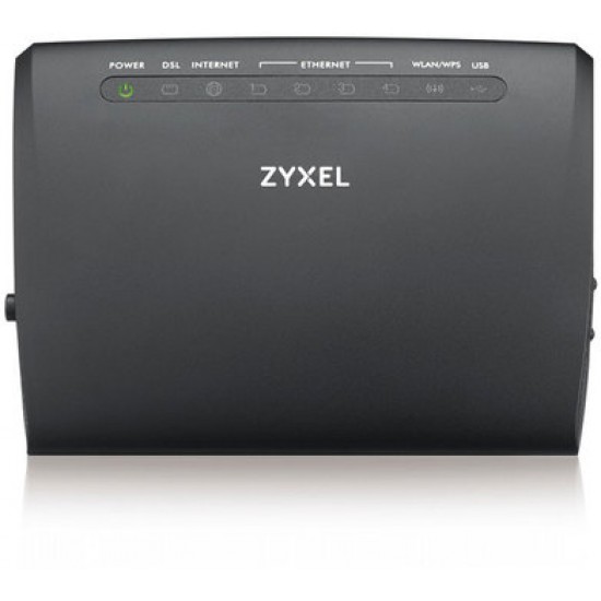 Беспроводной ADSL маршрутизатор Zyxel VMG1312-B10D, 802.11n, 300Мбит/с 2,4ГГц, 4xGbLAN, 1xUSB2.0, поддержка 3G/4G модемов