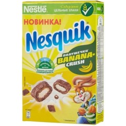 Готовый завтрак Nestle Nesquik подушечки банановые 220 гр