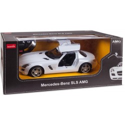 Радиоуправляемая машинка Rastar 1:14 Mercedes-Benz SLS AMG 27 МГц 47600W (белый)