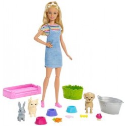 Mattel Barbie любимыми питомцами FXH11
