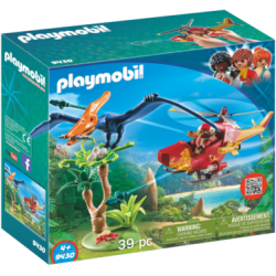 Playmobil Динозавры: Вертолет для приключений с птеродактилем 9430