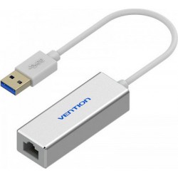 Адаптер USB3.0 - RJ45 (1Gbps) Vention CEFIB серебристый