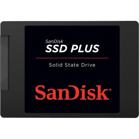 Внутренний SSD-накопитель 480Gb SanDisk Plus SDSSDA-480G-G26 SATA3 2.5'