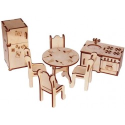 Мебель для кукол Paremo серия Я дизайнер Кухня, конструктор PDA420-05