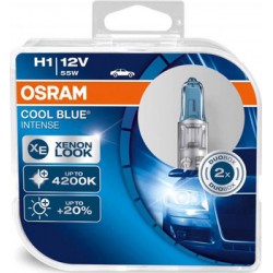 Автомобильная лампа H1 55W Cool Blue Intense 2 шт. OSRAM